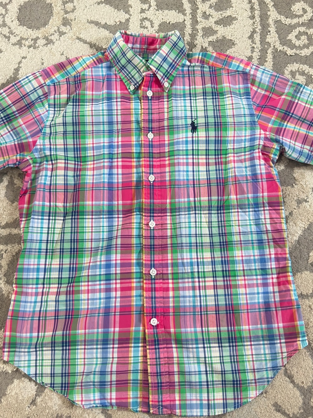 Ralph Lauren Multicolor Plaid Button-Down Shirt